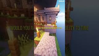 The Ultimate Would You Rather #shorts #viral #community #conversation #wouldyourather #minecraft