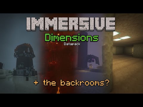 Minecraft Immersive Dimensions datapacks + 4th dimension