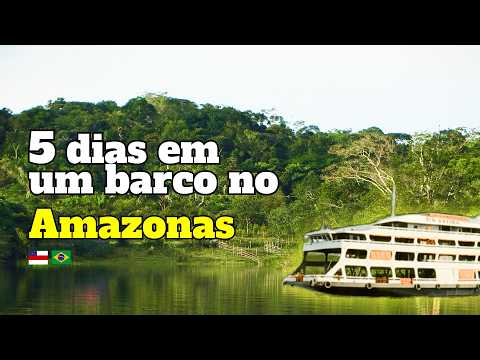 Passamos 5 dias em UM BARCO no AMAZONAS (Manaus - São Paulo de Olivença)