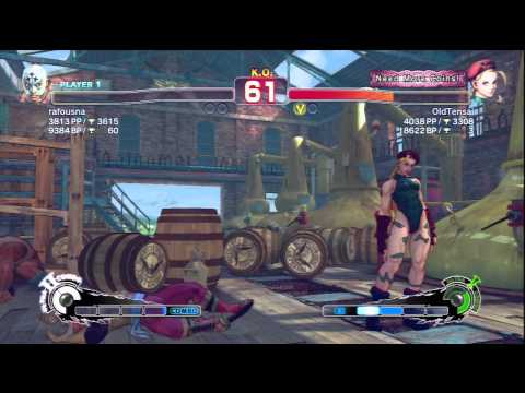rafousna [El Fuerte] Vs OldTensai [Cammy] SSF4 AE Online Ranked Matches - PSN