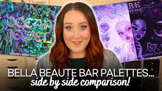 OCEAN JEWEL VS DARK DREAMSCAPE EYESHADOW PALETTES! Bella Beaute Bar Side By Side Comparison Swatches