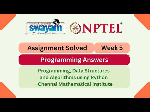 Programming Data Structures And Algorithms Using Python Week 5 Programming Assignment