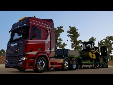 ETS2 1.35 ProMods RusMap Volga Map Scania R520 Lublin - Tolyatti Part 3/4
