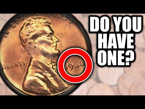 THESE 1966 PENNIES ARE WORTH A LOT OF MONEY!! ERROR PENNY COINS TO LOOK FOR IN POCKET CHANGE!!