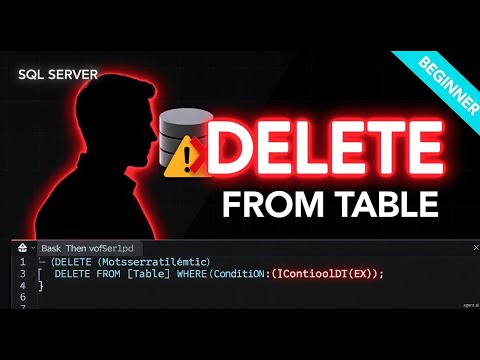 Delete Data From Table In Sql Server Delete Query With Sql Script Beginner Tutorial