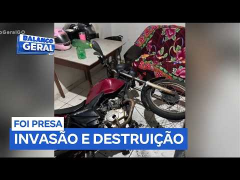 Mulher invade e destrói casa do ex-companheiro em Rio Verde (GO)