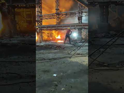 steel plant work #viral #youtubeshorts