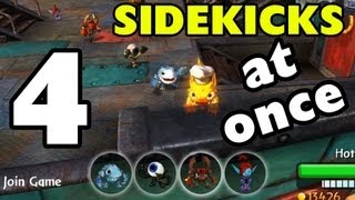 All Giants Sidekicks In Game At Once (Skylanders Hack!?!)