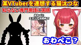 猫汰つなが「おわぺこ」という専門用語を聞いて某VTuberを連想【ぶいすぽっ！/猫汰つな】