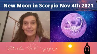 Scorpio New Moon November 4th 2021