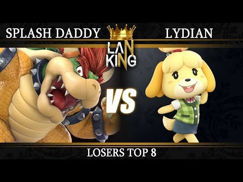 Smash Weekly #37 - Losers Top 8 - Splash Daddy (Bowser) vs Lydian (Isabelle)
