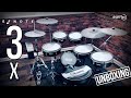 EFNOTE 3X electronic drums Unboxing & Playing by drum-tec