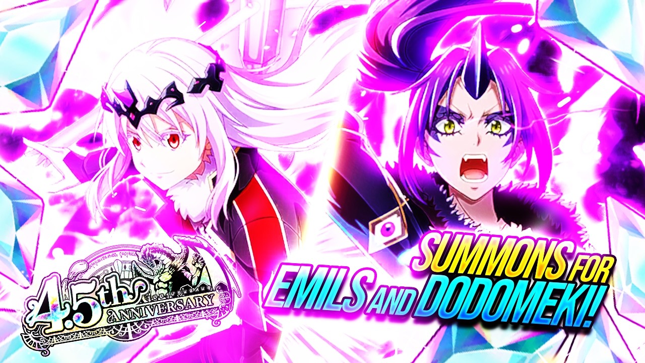 PRAISE THE BANDAI GODS! SUMMONS FOR 4.5 ANNI DODOMEKI AND EMILS! (Slime: Isekai Memories)