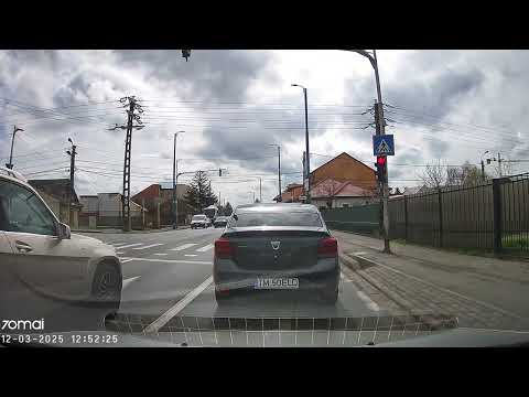 Dashcam Timisoara - Bd. Eroilor de la Tisa, Str. Cluj, Calea Martirilor, Giroc - 12 mar. 2025