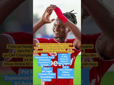 Makundi yatakavyopangwa CAF CHAMPIONS LEAGUE