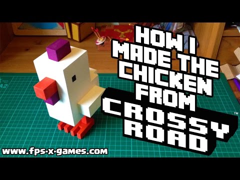 Ninjatoes' papercraft weblog: Papercraft Crossy Road chickens