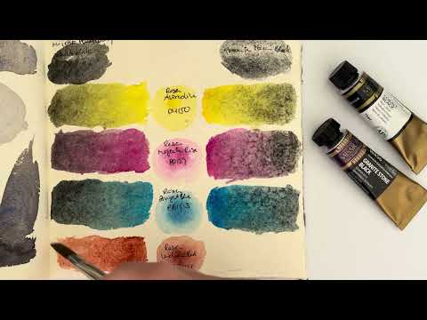 Mijello PBk27 Watercolour Comparison: Cobalt Black or Granite Stone Black, which one is better?