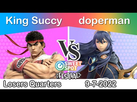 Sweetspot Festival - King Succy (Ryu) vs doperman (Lucina) LQ - SSBU