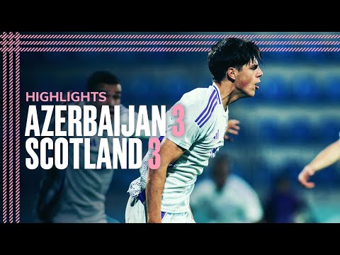 9-man Scotland score injury-time leveller | Azerbaijan 3-3 Scotland U21 | EURO Qualifying Highlights