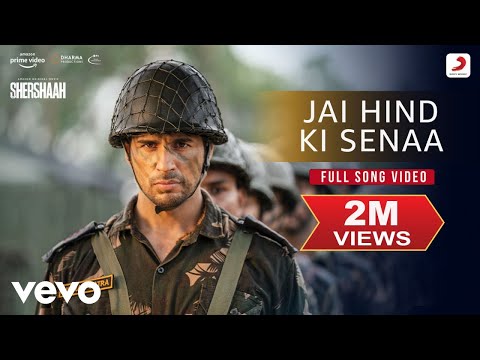 JaiHind Ki Senaa - Shershaah | Official Full Song | Sidharth, Kiara | Vikram M., Manoj M.