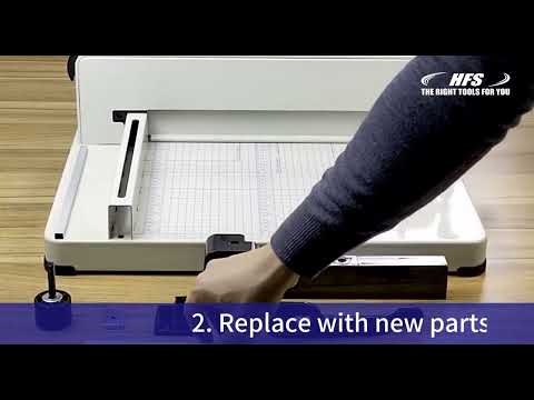 Paper cutter support video thumbnail