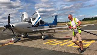 Can a Cirrus SR22 private aircraft beat a commercial jet like Ryanair?