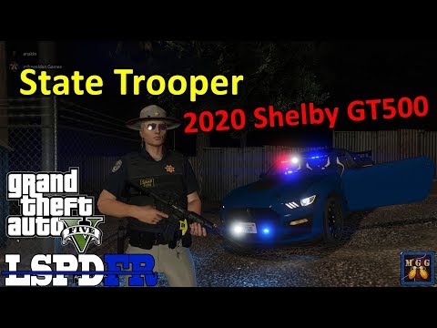 2020 Shelby GT500 State Trooper Night Patrol | GTA 5 LSPDFR Episode 411