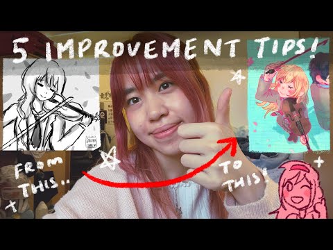 5 things that helped improved my art tremendously!! 🌸🌱