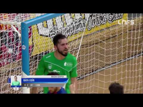 Gol de Rafa Usín (0-2) en el FC Barcelona Lassa - Magna Gurpea. 1Div, J28