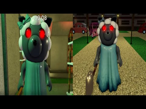 Redesign Sheepy Original vs RP Jumpscare - Roblox Piggy