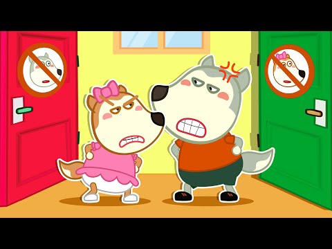 Don’t Come Into My Room Lycan!🚪 Brother and Sister Funny Story! Kids Cartoon