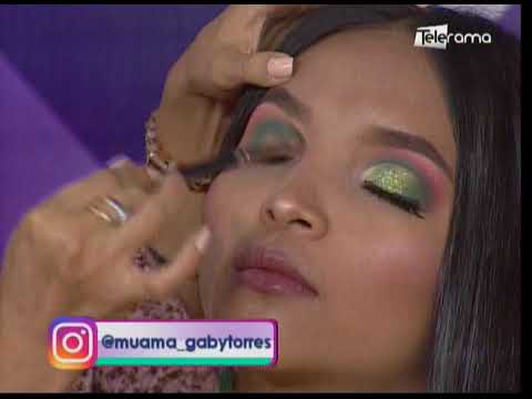 Aprenda a realizar un maquillaje con hojuelas