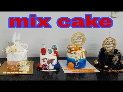 #cakevideo mix cake order lovely theme cake 🎂🎂