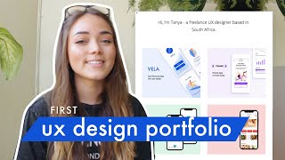 My First UX Design Portfolio | Advice for Beginners