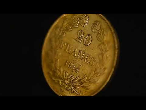 Monnaie, France, Louis-Philippe, 20 Francs, 1844, Lille, TTB+, Or, Gadoury:1031