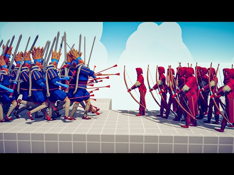 50x ARROW vs 50x SWORD / Totally Accurate Battle Simulator ( TABS )