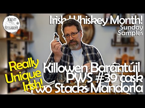 Killowen Barántúil, PWS Cask and Two Stacks Smoke & Mirrors Mandorla Irish Whiskey