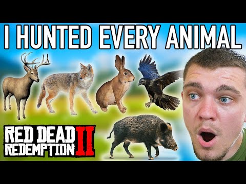 I Hunted Every Animal in Red Dead Redemptions Plains!