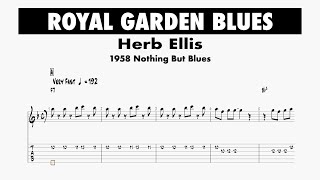 (Transcription) Royal Garden Blues - Herb Ellis, 1958 Nothing But Blues