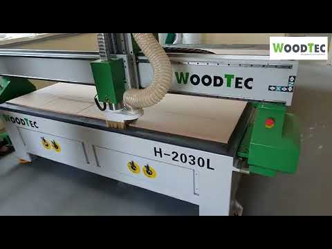 Фрезерно-гравировальный станок с ЧПУ WoodTec H 2030L, видео 9