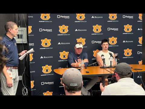 Auburn head coach Hugh Freeze, QB Jackson Arnold postgame interviews