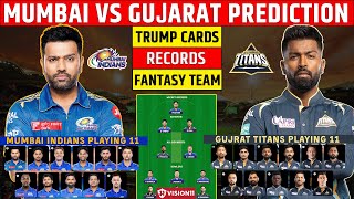 MI vs GT Dream11 Team | GUJ vs MUM Dream11 Prediction | IPL 2023 | Dream11 Team of Today Match