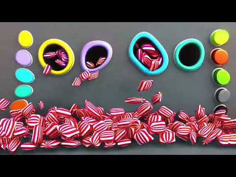 Learn Numbers 5 with A Lot of 3D Candy Surprise Eggs Sponsored By Gamavision Csupo Effects