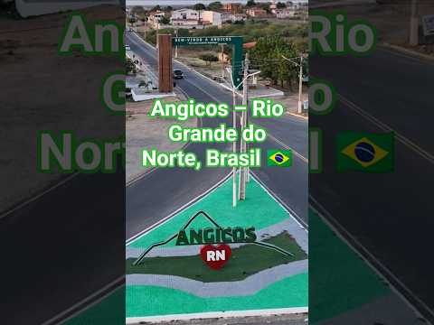 Angicos-RN: uma cidade pequena com uma grande história! 🇧🇷#Nordeste #Brasil #Drone #VisaoAerea