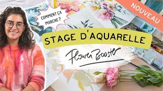 Stage d'aquarelle GRATUIT 💐🎨 Flower Booster 2023