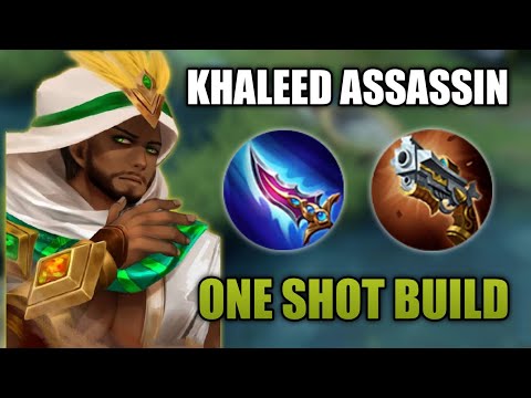 KHALEED IS NOW AN ASSASSIN BURST DAMAGE KHALEED ! KHALEED BUILD KHALEED GAMEPLAY | MLBB 🔥🔥