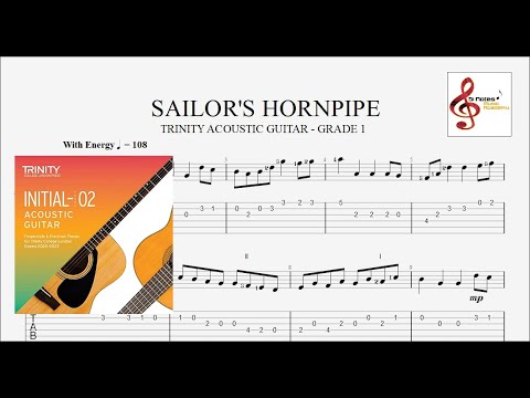SAILOR'S HORNPIPE - Trinity Acoustic Guitar - Grade 1