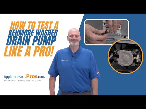How To Test A Kenmore Washer Drain Pump WP3363394