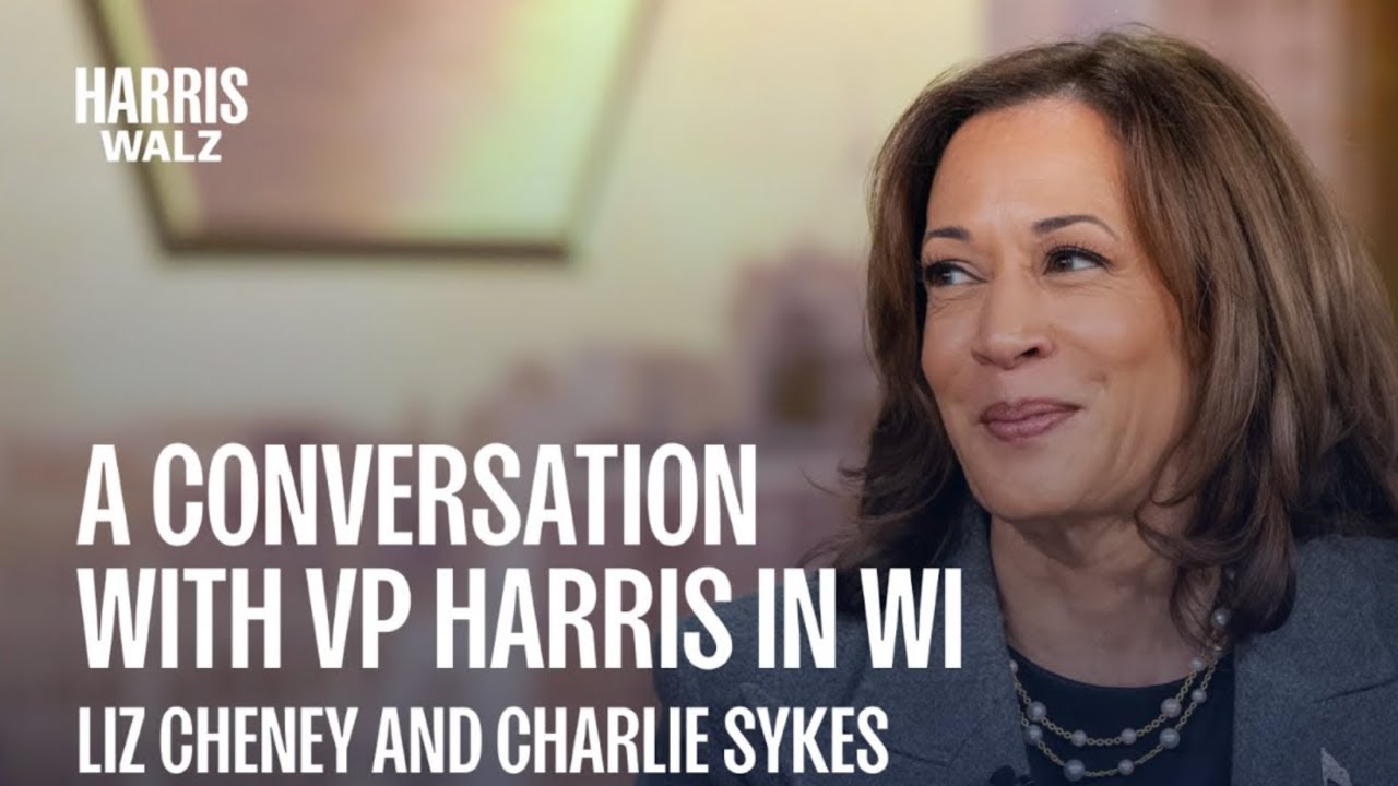 VP Kamala Harris Conversation in Wisconsin with Liz Cheney & Charlie Sykes