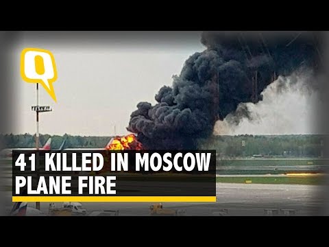 Russian Plane Bursts Into Flames During Emergency Landing, 41 Dead | The Quint